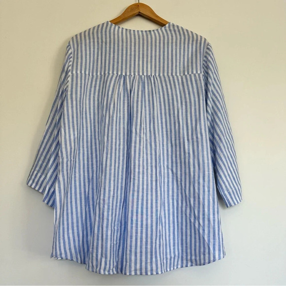 Zara NWT linen Striped Tunic Size:XS - Picture 3 of 5